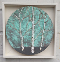 Load image into Gallery viewer, Round Birch Art