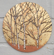 Load image into Gallery viewer, Round Birch Art