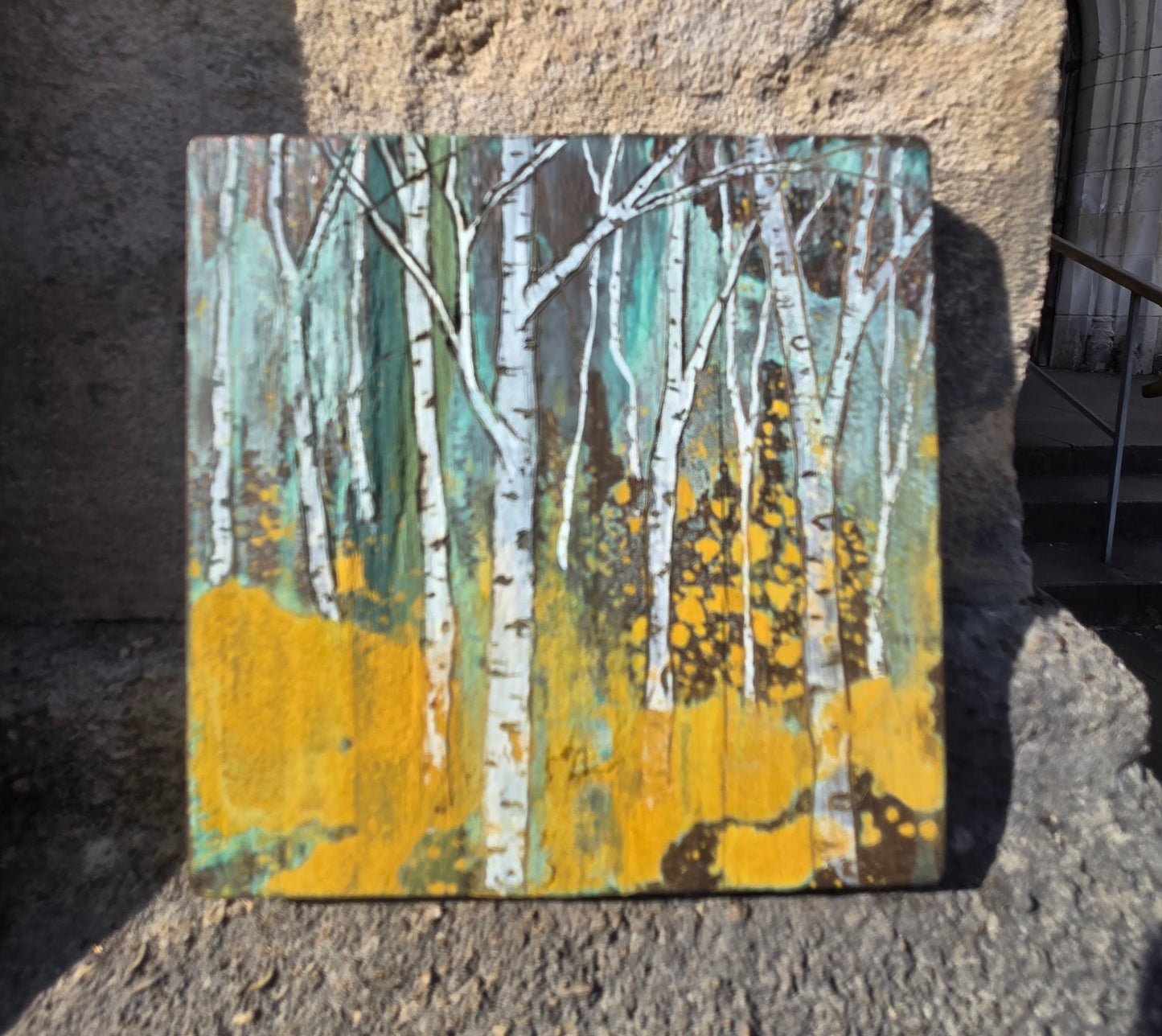 Abstract Birch Forest 2