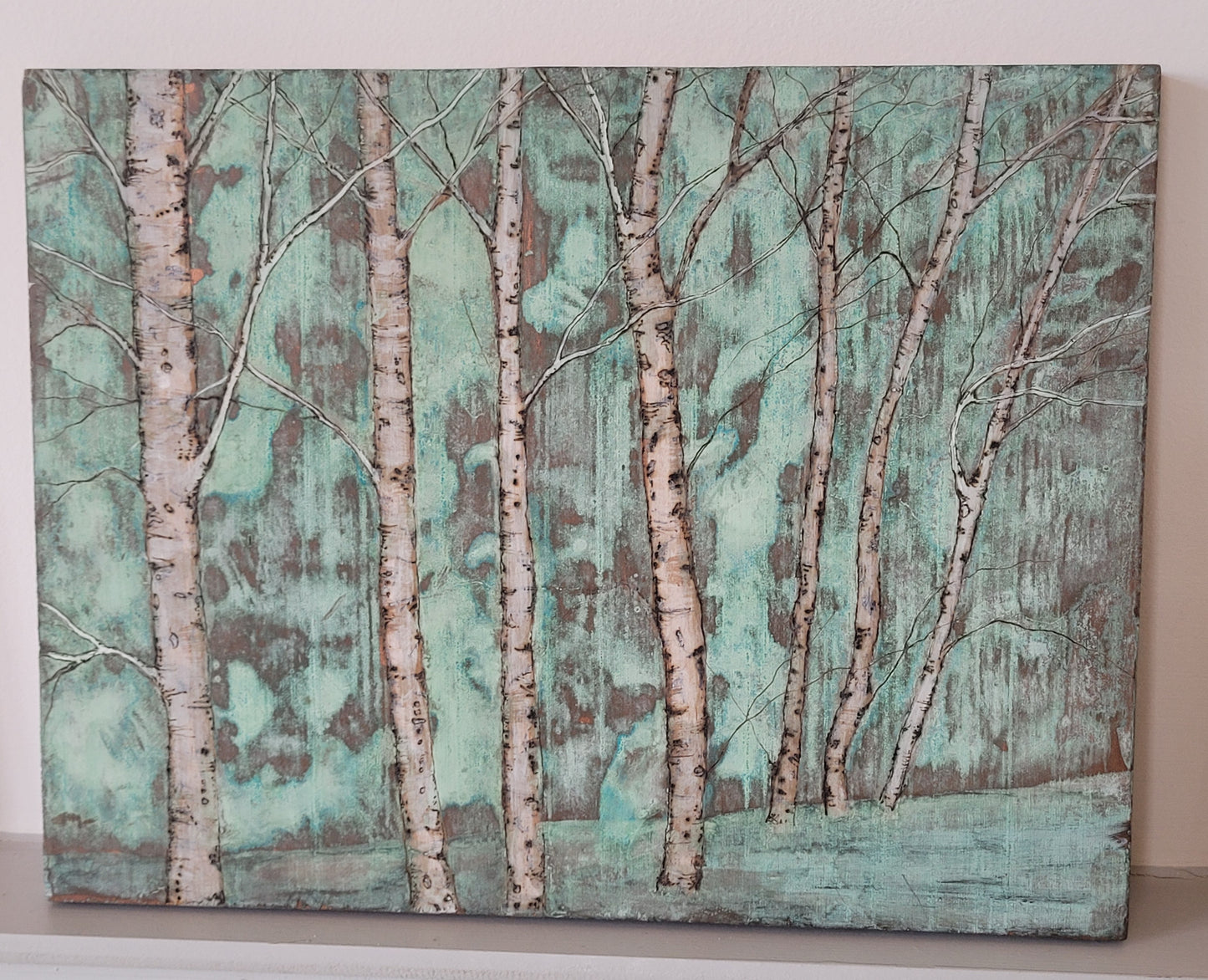 Birch Woodland Verdigris
