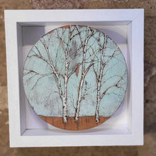 Load image into Gallery viewer, Round Birch Art