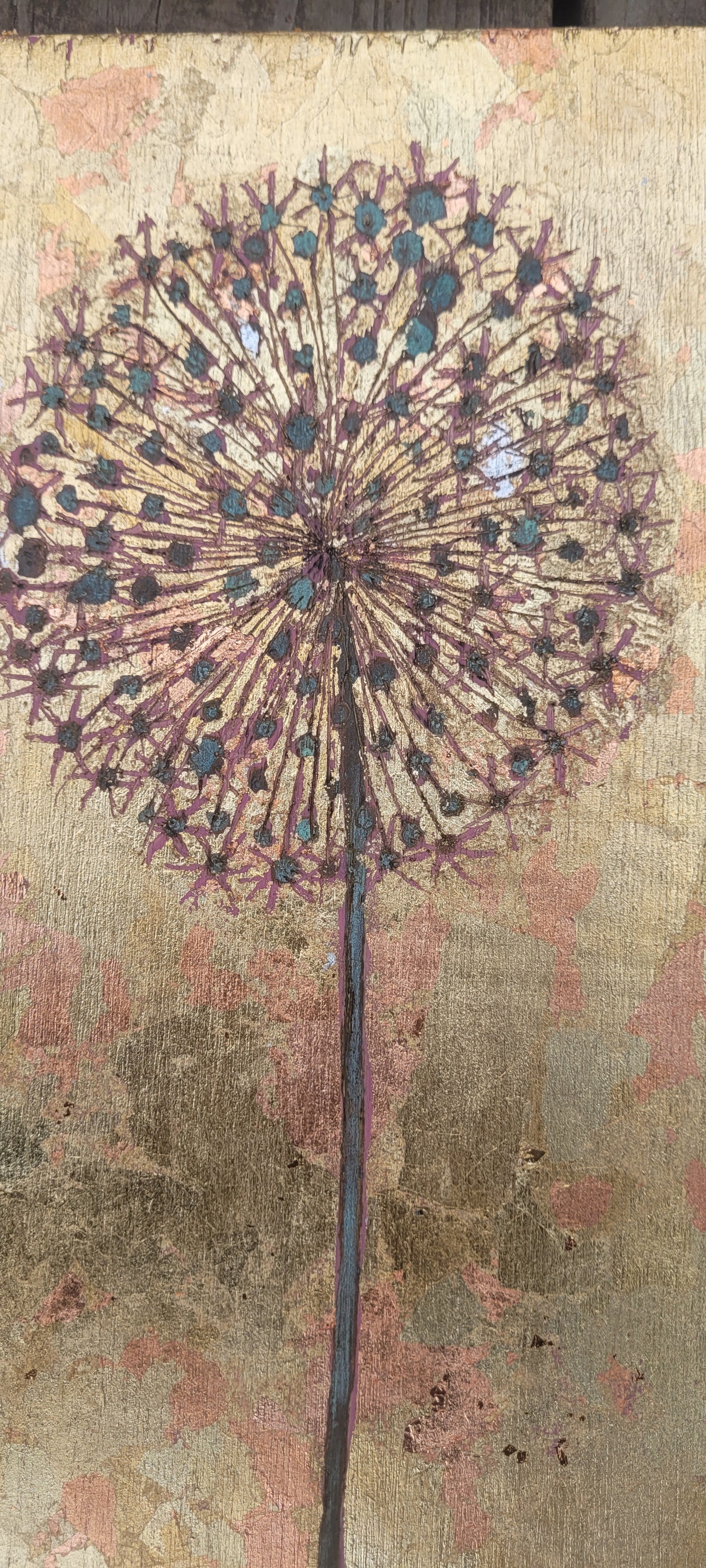 Allium Gold and Copper Leaf