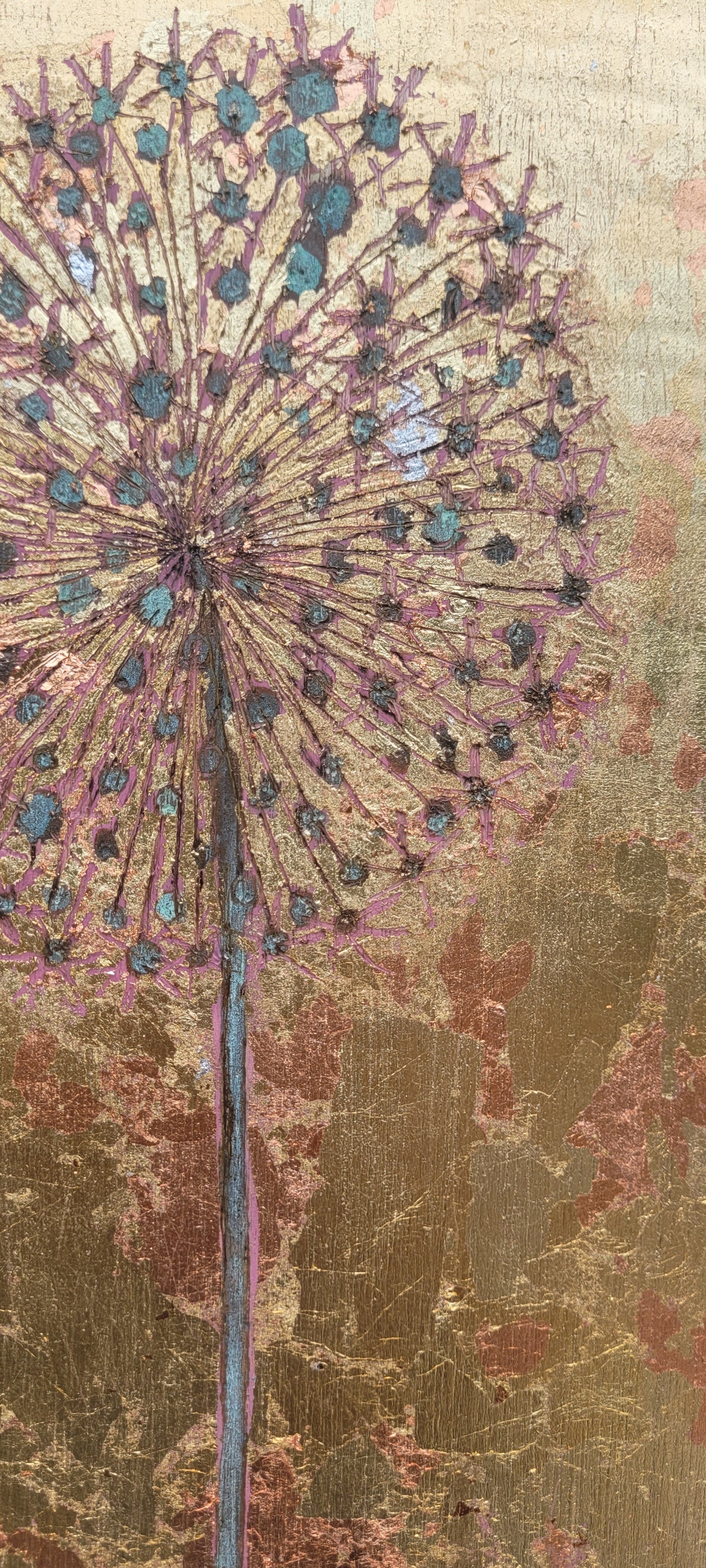 Allium Gold and Copper Leaf