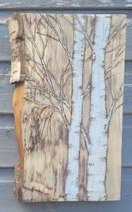 2 Birch Trees on Birch