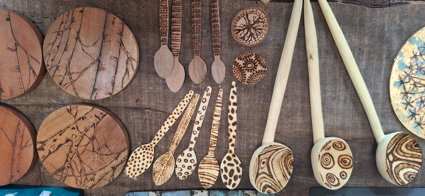 Half day Pyrography Taster Workshop at Earth Studios