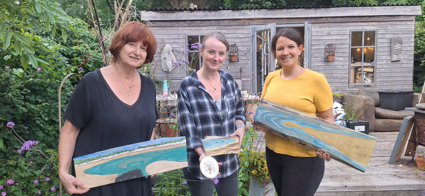 Half day Pyrography Taster Workshop at Earth Studios