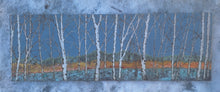 Load image into Gallery viewer, Birch Forest in greys and calming blues
