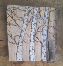 Load image into Gallery viewer, Birch on Rustic Wood
