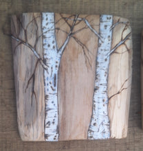 Load image into Gallery viewer, Birch on Rustic Wood
