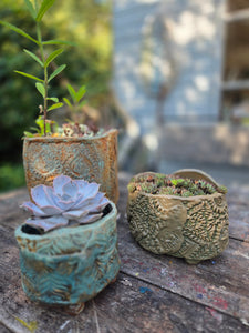 The Creative Club Sculpt, Burn and Carve Workshops at the earth studios.