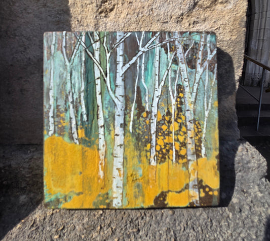 Abstract Birch Forest 2