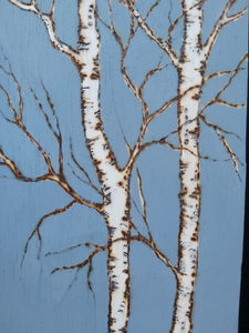 Baby Blue  Birch Art