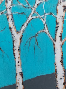 Bright blue Birch