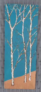 Teal and Copper Birch
