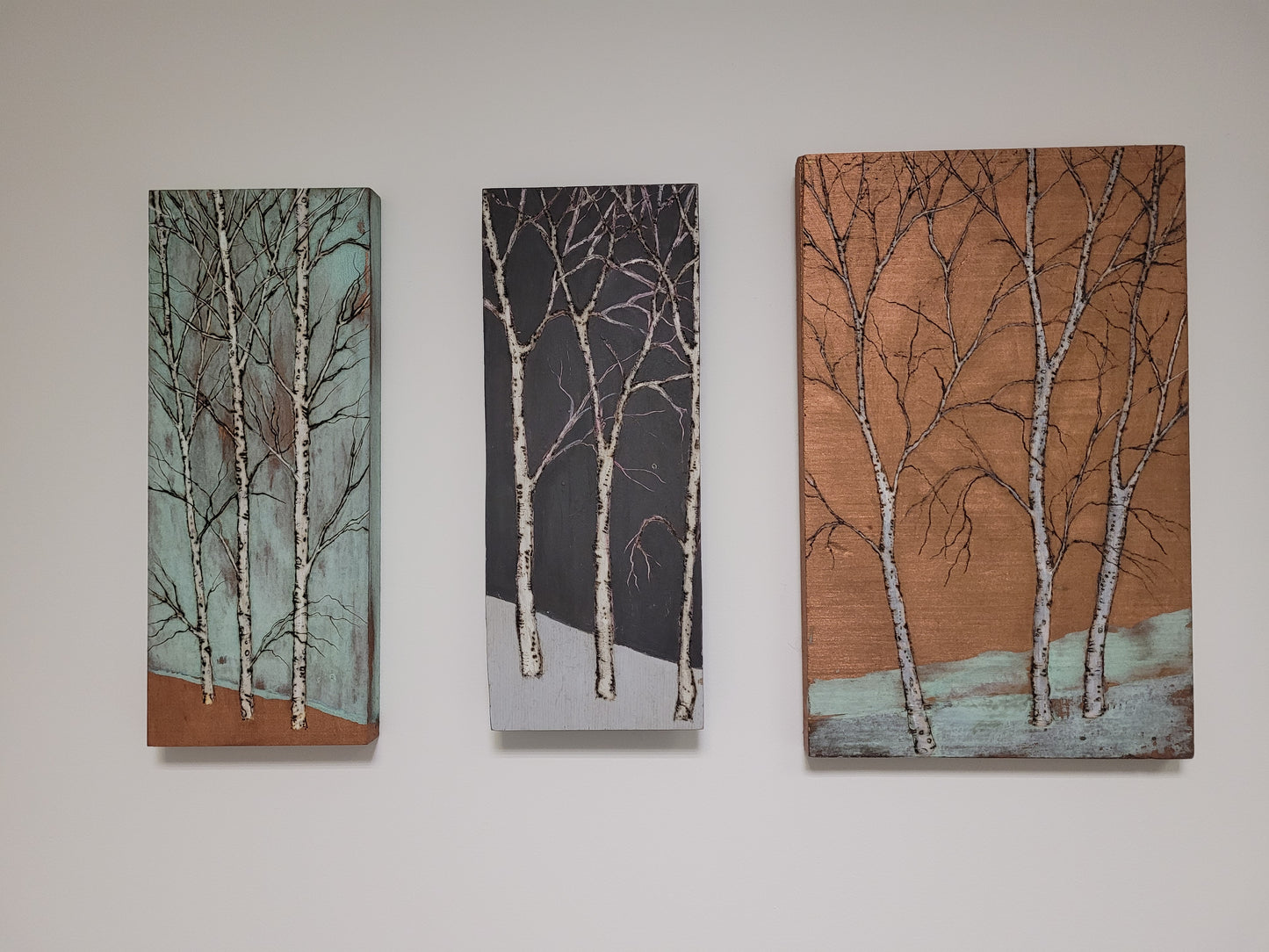 Painted Birch Trees