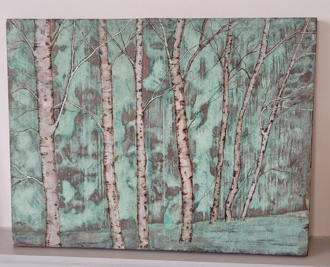 Birch Woodland Verdigris