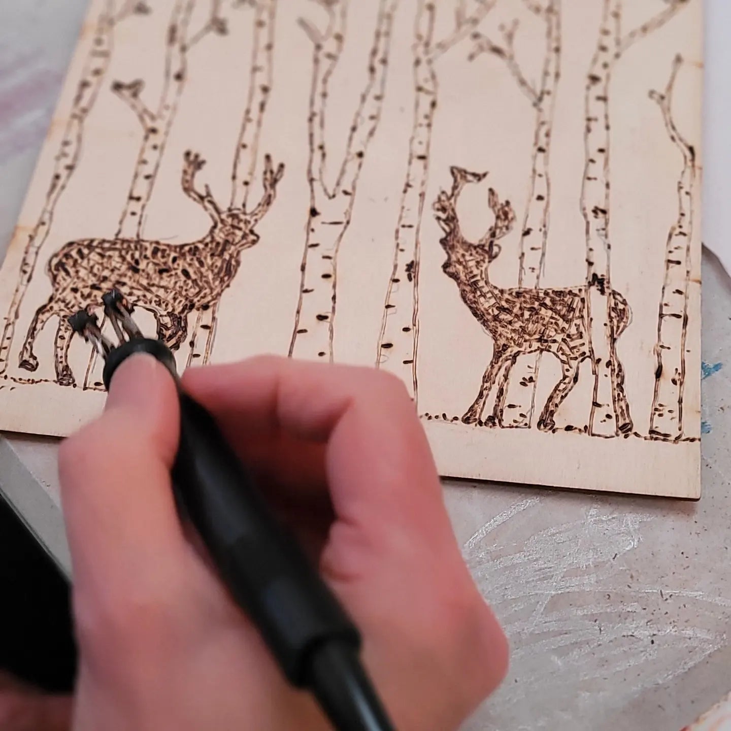 Half day Pyrography Taster Workshop at Earth Studios
