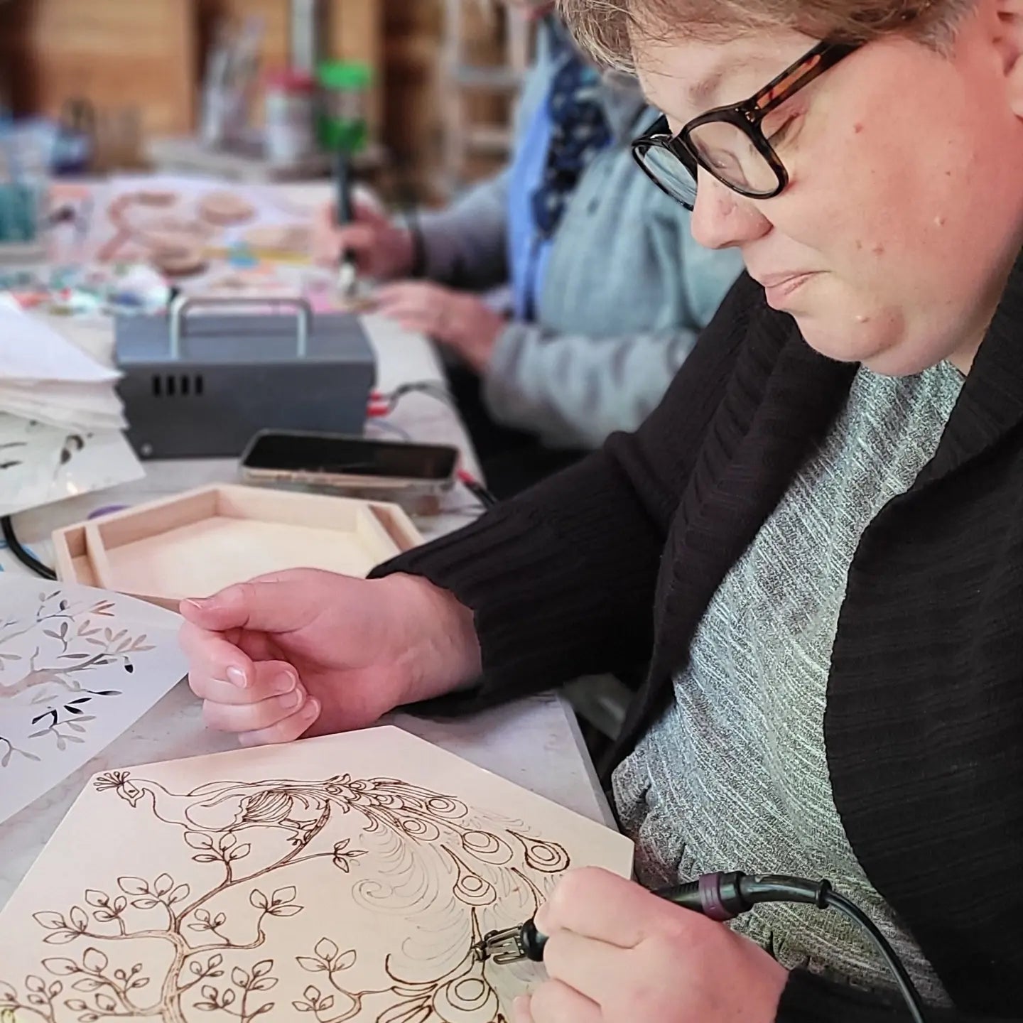 Half day Pyrography Taster Workshop at Earth Studios