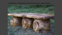 Load image into Gallery viewer, Roman Snail Bench

